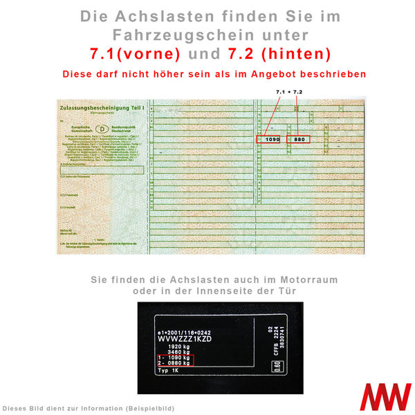 Eibach ProKit Federn | 20mm | Audi A1 (8X) ab 881kg Achslast Vorne | E10-15-014-02-22