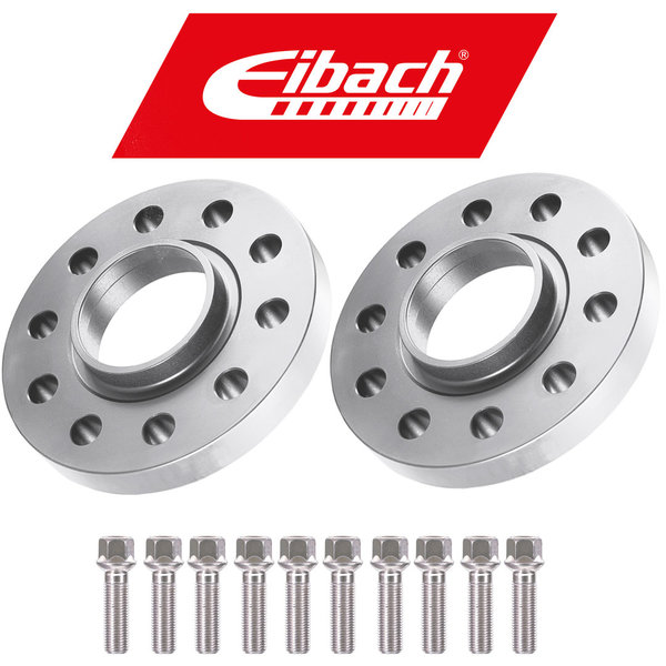 Eibach Spurverbreiterung + Schrauben |15mm/20mm |SILBER| VW Golf 4 + Variant