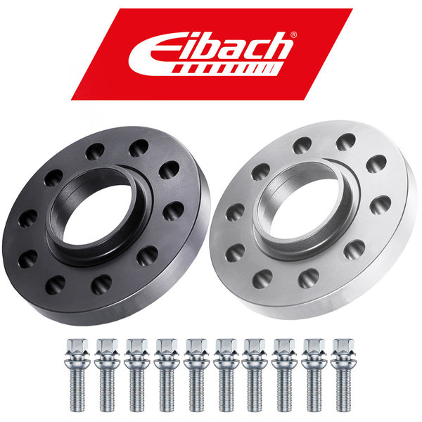 Eibach Spurverbreiterung + Schrauben|8mm/10mm/12mm/15mm|SCHWARZ/SILBER| AUDI R8 (422, 423) + Spyder